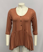 Penny Bamboo Top RUST