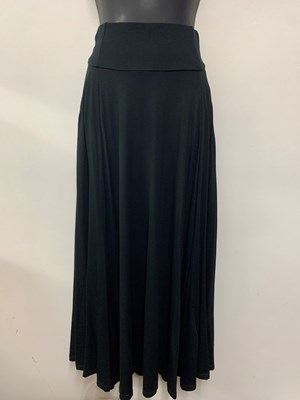Tabitha Flare Skirt With Pockets BLACK