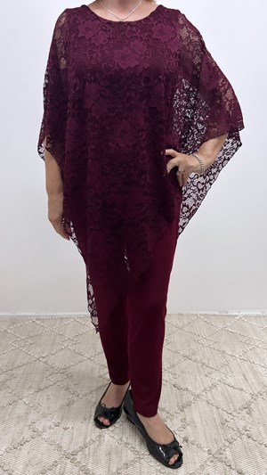Lace Overlay Top PORT