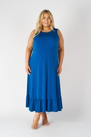 Soft Knit Dress w/Frill Hem