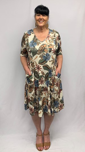 Hillary Panelled Knit Dress
