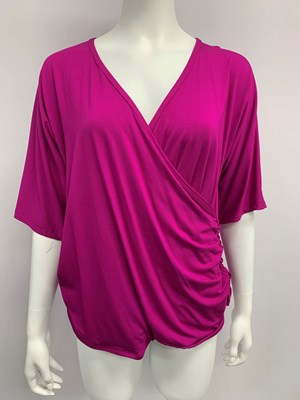 LYN BAMBOO X FRONT TOP PINK