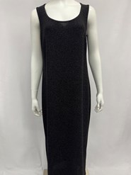 Sparkle Knit Dress BLACK