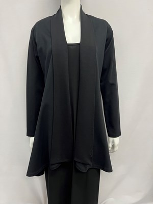 Anne Long Sleeve Ponte Jacket BLACK